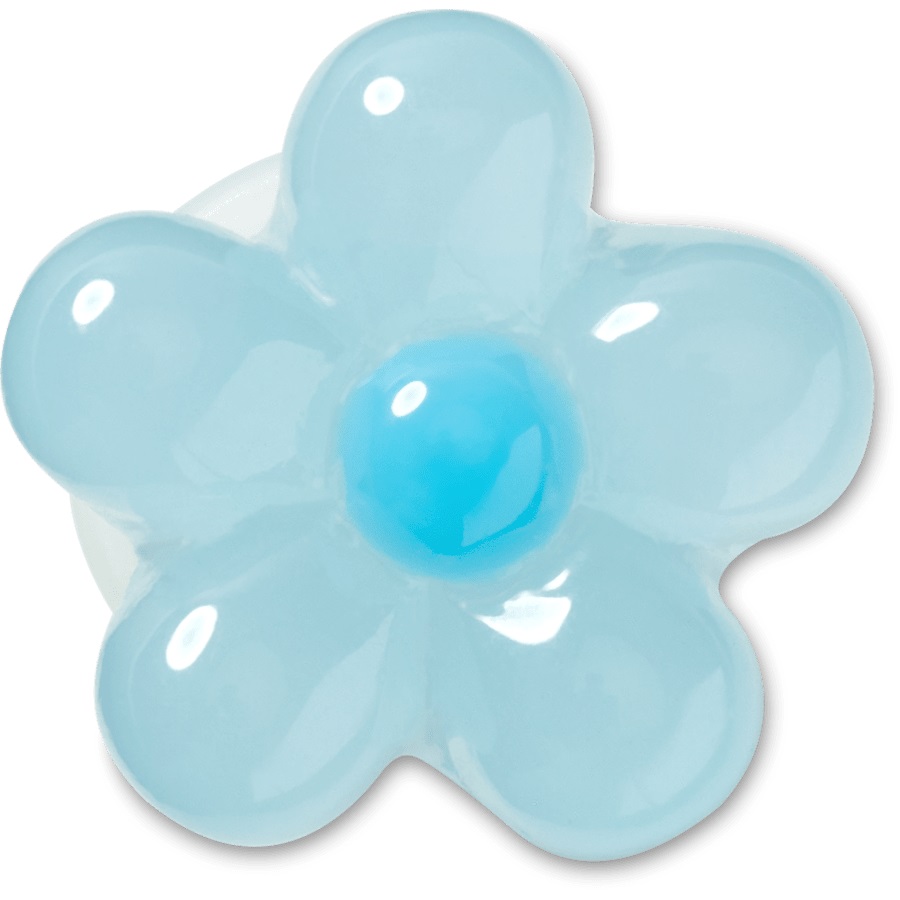 Expressive Floral Light Blue